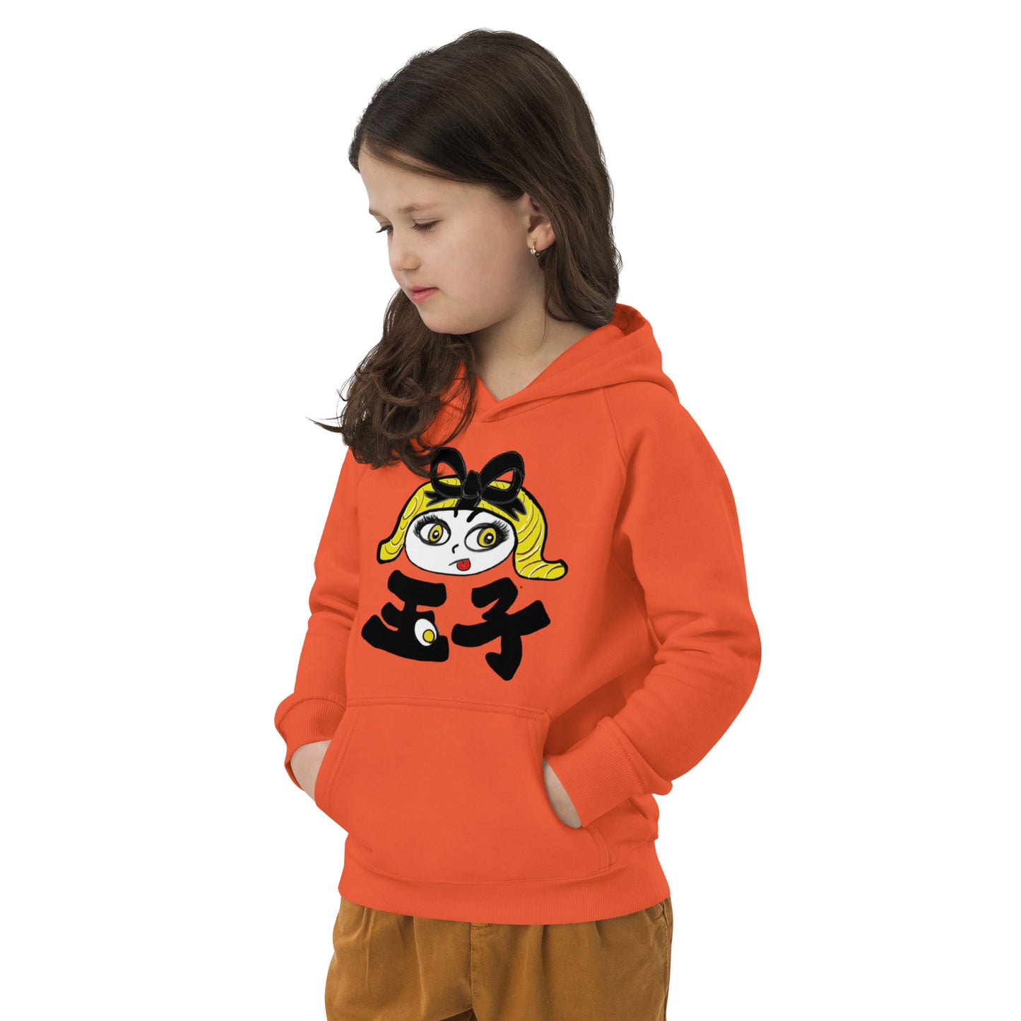 Tamako (Tamago) omelet sushi -sushi girl-   Kids eco hoodie