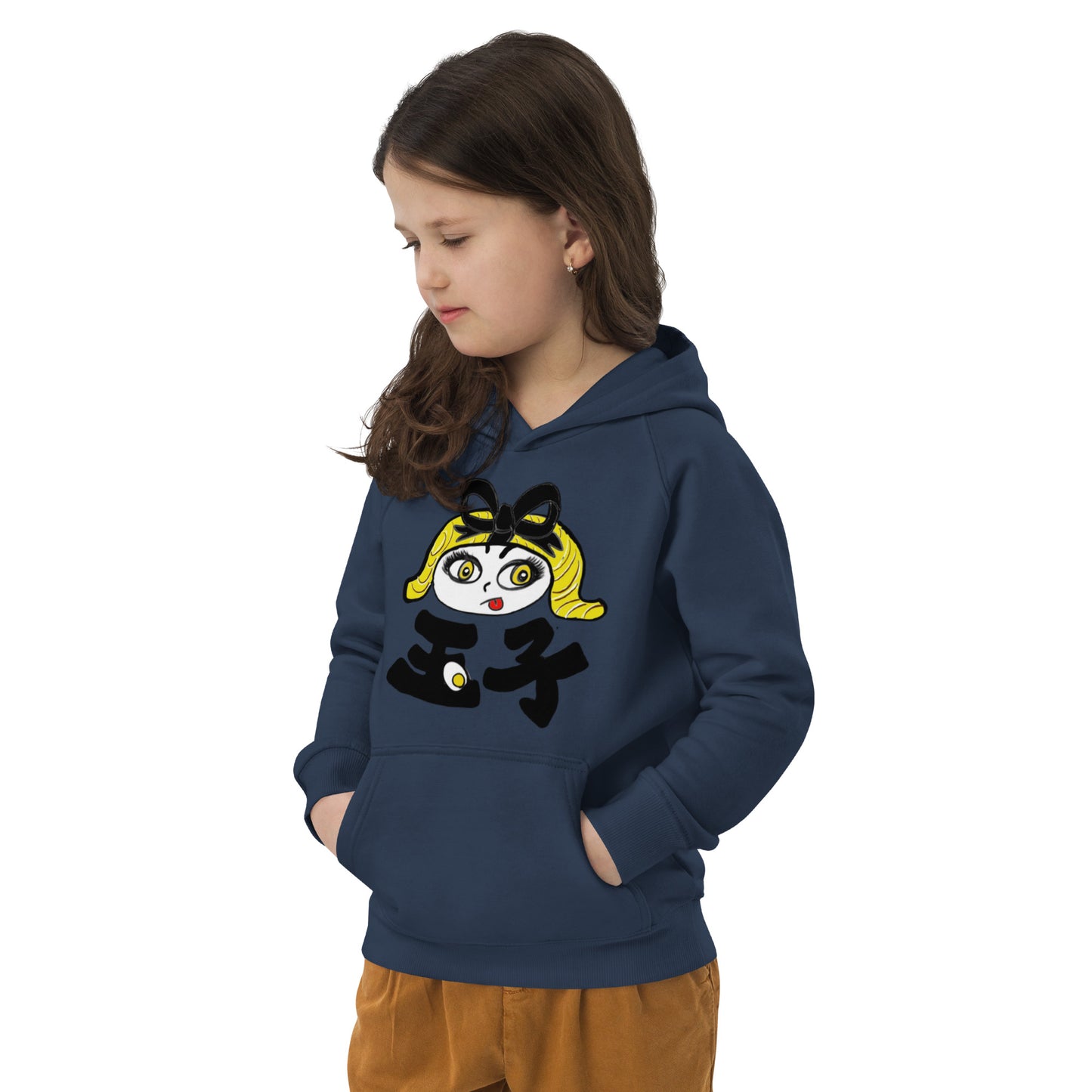 Tamako (Tamago) omelet sushi -sushi girl-   Kids eco hoodie