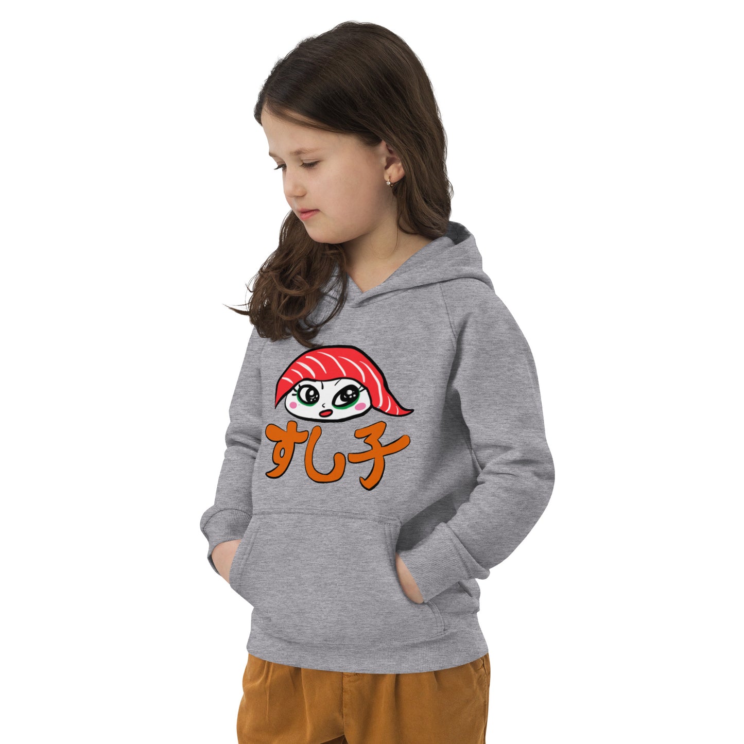 New Sushiko (tuna sushi) -sushi girls-  Kids eco hoodie