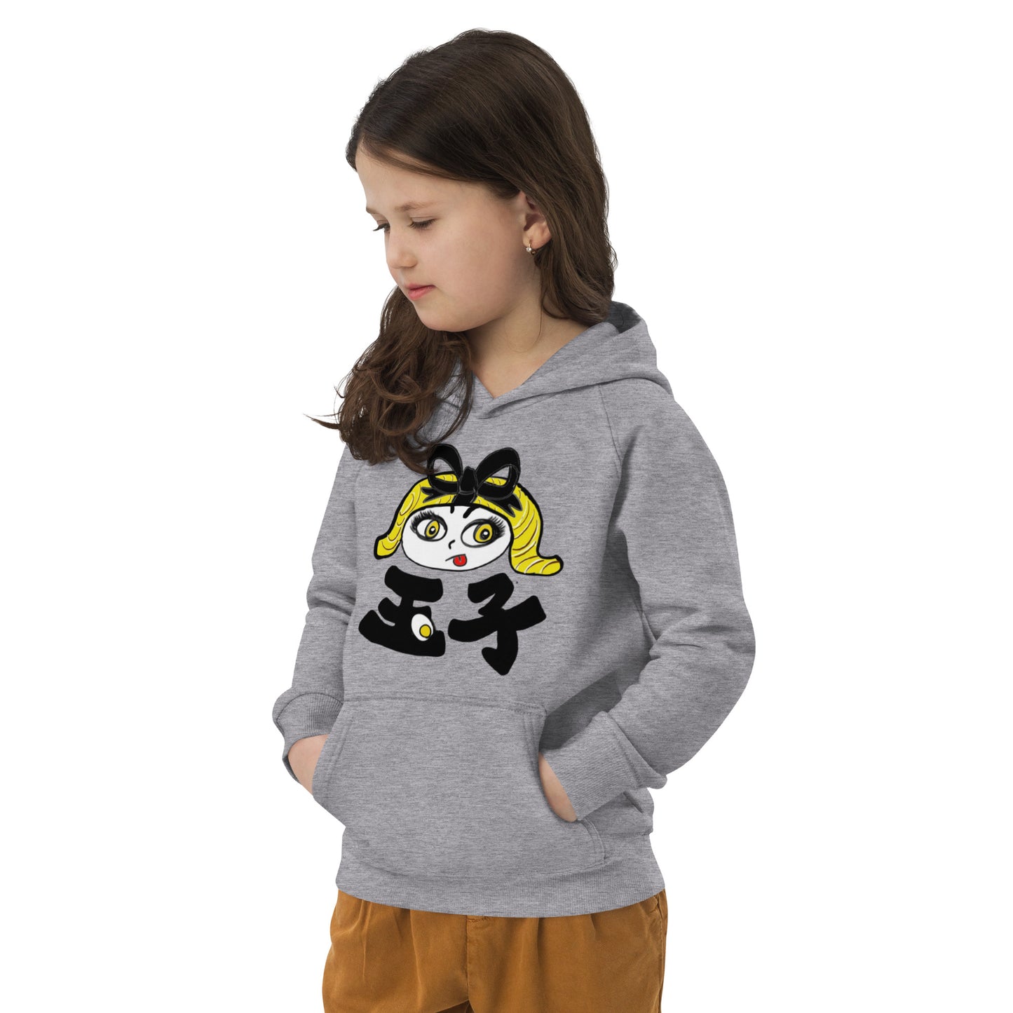 Tamako (Tamago) omelet sushi -sushi girl-   Kids eco hoodie