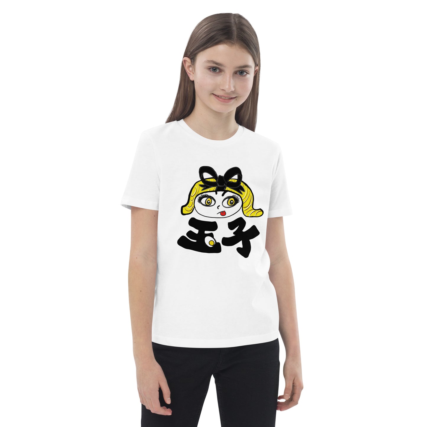 Tamako (Tamago) omelet sushi girl  Organic cotton kids t-shirt