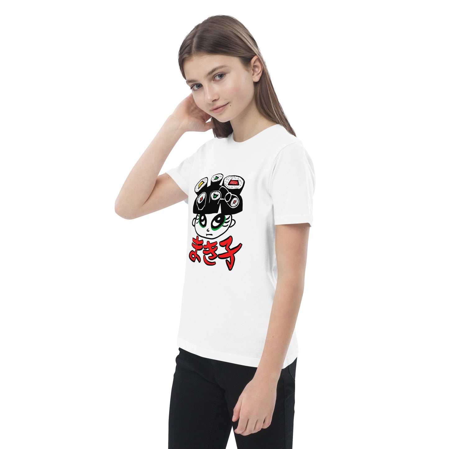 Makiko maki sushi girl  Organic cotton kids t-shirt