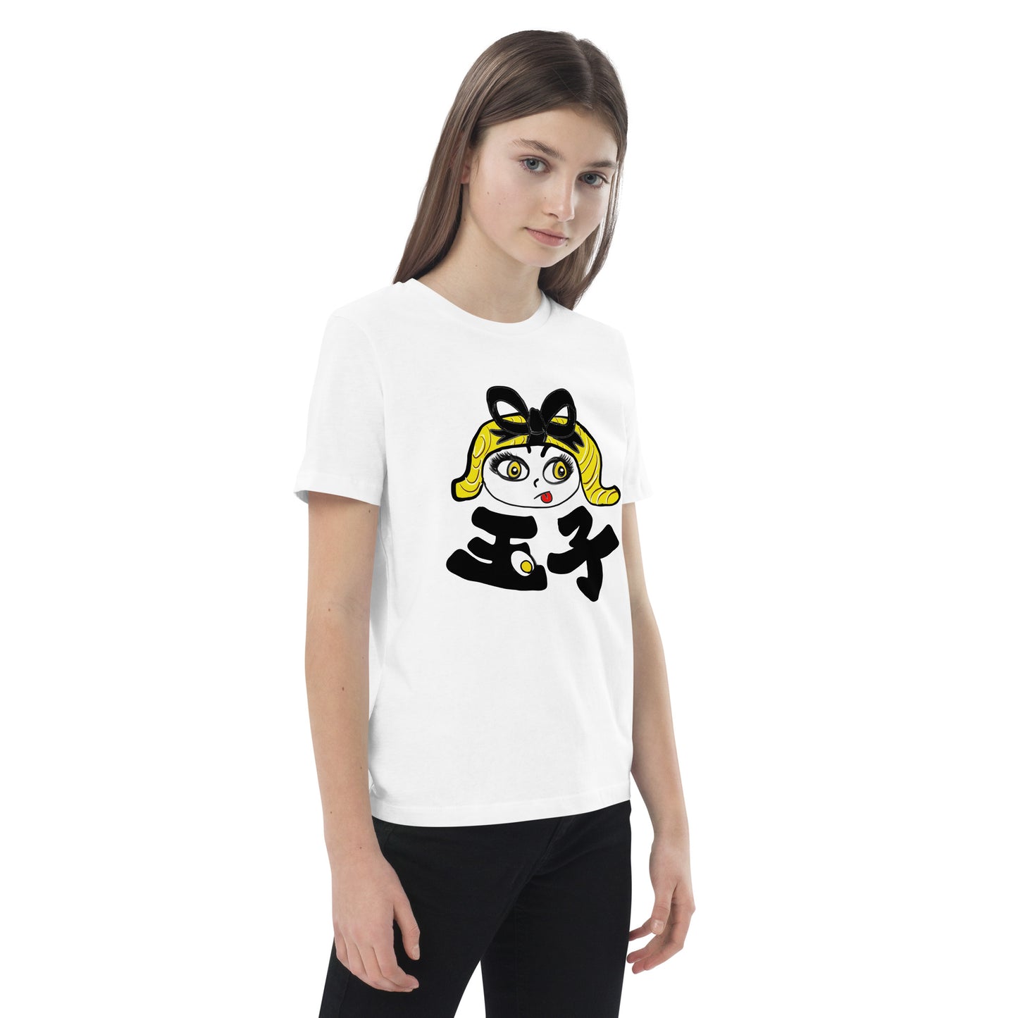 Tamako (Tamago) omelet sushi girl  Organic cotton kids t-shirt