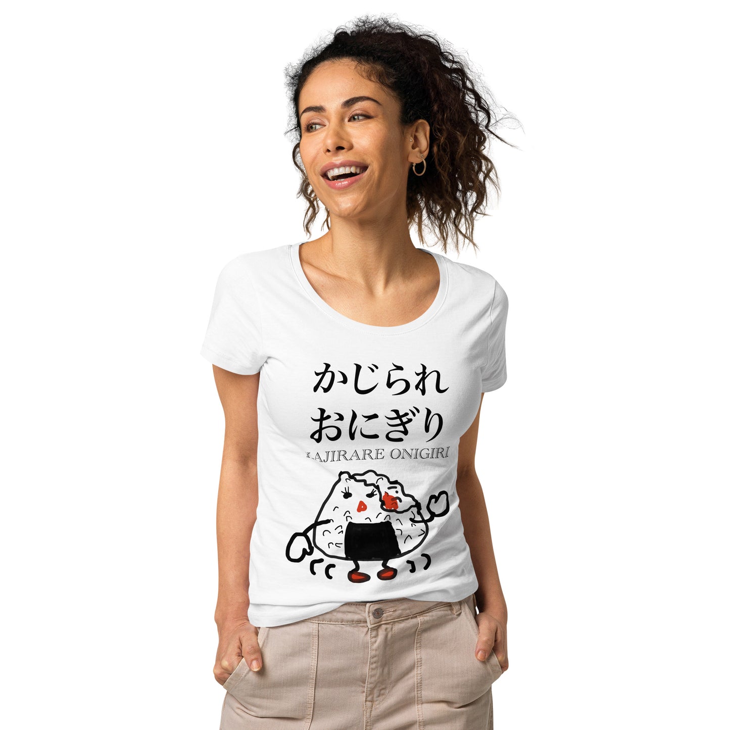 Kajirare Onigiri Women’s basic organic t-shirt