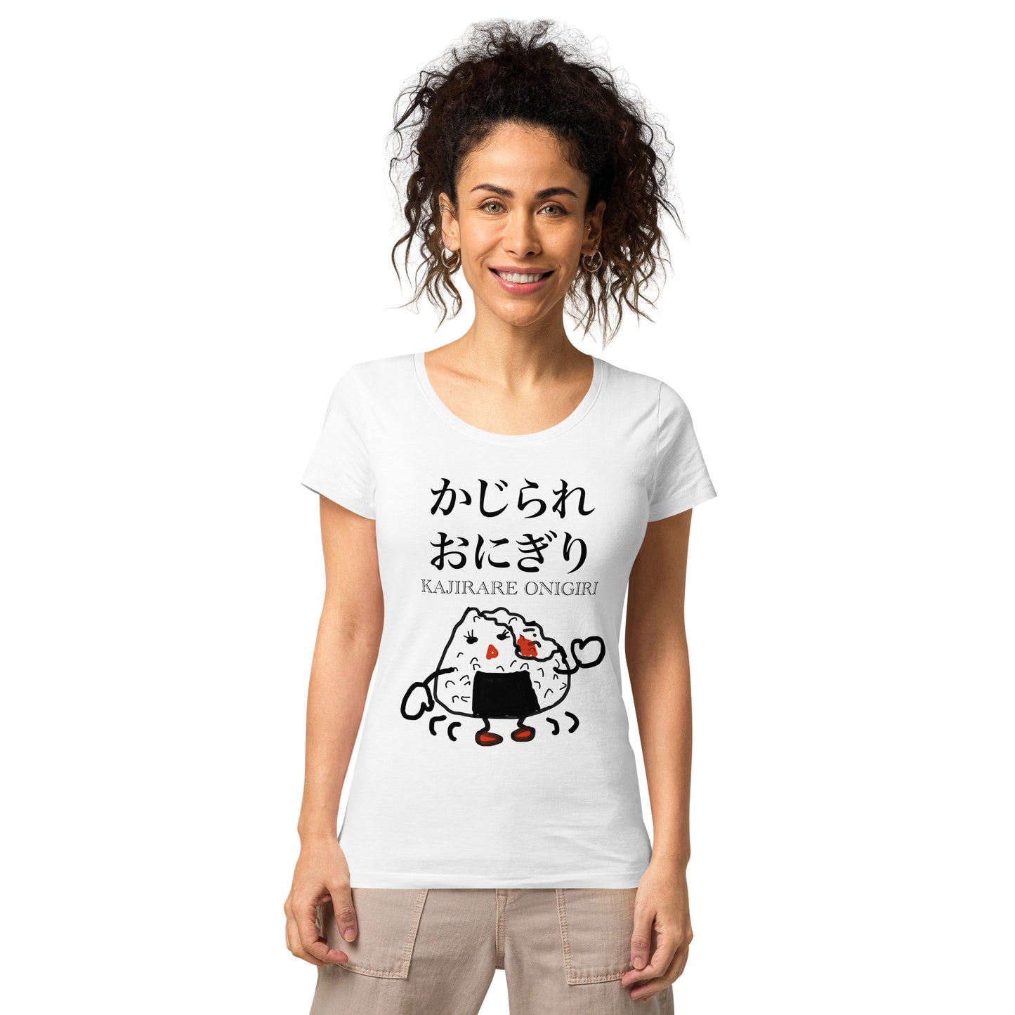 Kajirare Onigiri Women’s basic organic t-shirt